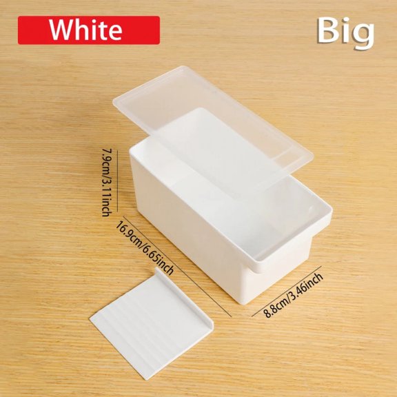 Butter & Cheese Storage Box with Cutter - Airtight Container for Freshness, Space-saving Design, Easy to Clean