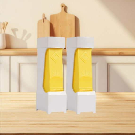 Butter Cutter, One Click Stick Butter Cutter Slicer Single Stick, Butters Dispenser and Storage Case, Cheese Splitter with Stainless Steel Blade for Quickly Making Bread, Cakes, Breakfast (2 pack)