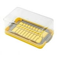 thumbnail image 1 of Butter Cutting Box with Lid Butter Slicer Cutting Plate Butter Container Butter Storage Butter Bowl Large, 1 of 7