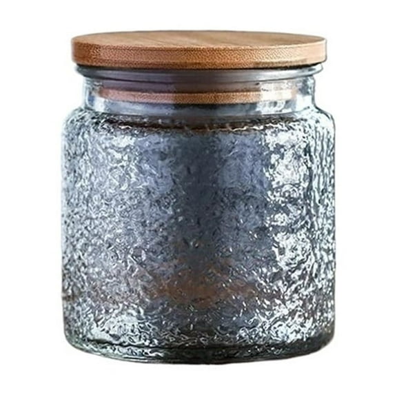 Butter Dish Glass Jar with Lid for Home Kitchen Storage Jam Candy Condiments