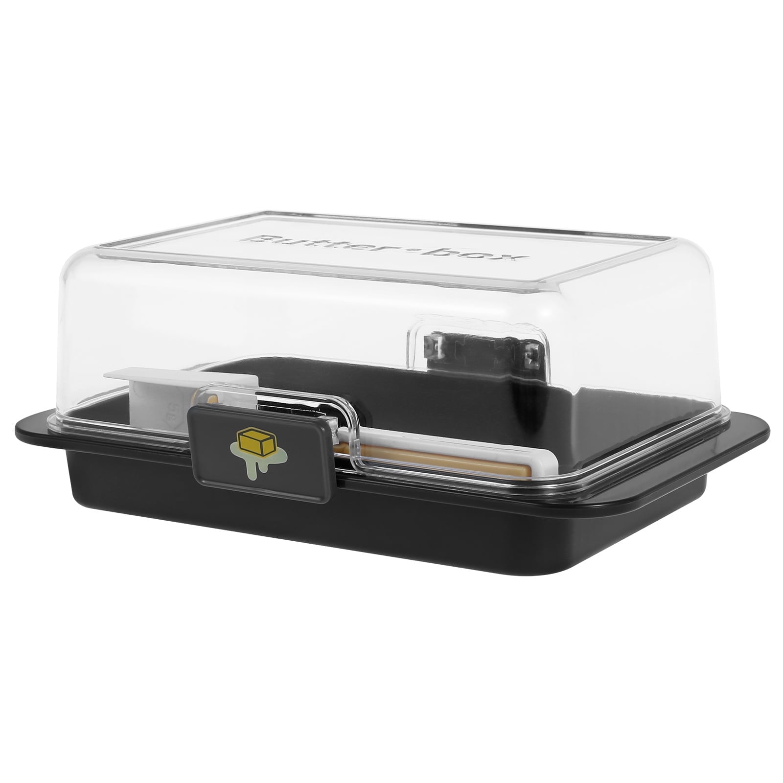 Butter Dish with Lid Airtight Butter Holder Reusable Butter Keeper Container Easy to Scoop and Scrape Butter Tray for Countertop and Refrigerator Door Shelf Dishwasher Safe - Walmart.com