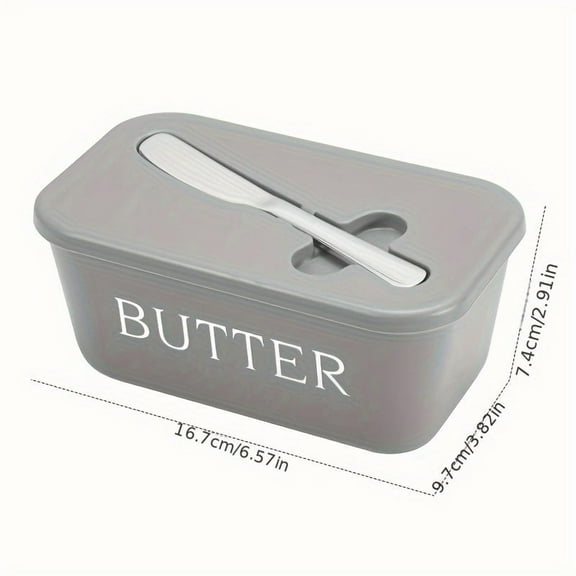 Butter Dish Set with Knife – Fitted Lid for Easy, Mess-Free Butter Storage