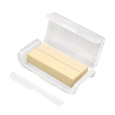 Butter Dish with Lid Dividing Storage Container Sealable Fridge