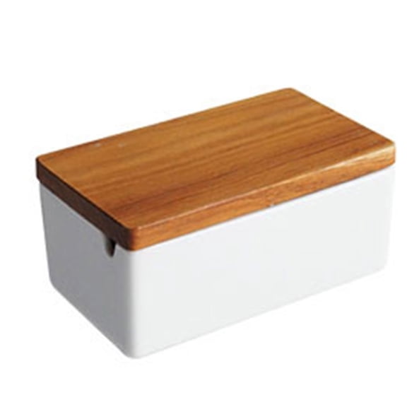 Butter Dish with Lid Made of Ceramic Multifunctional Storage Container for the Kitchen