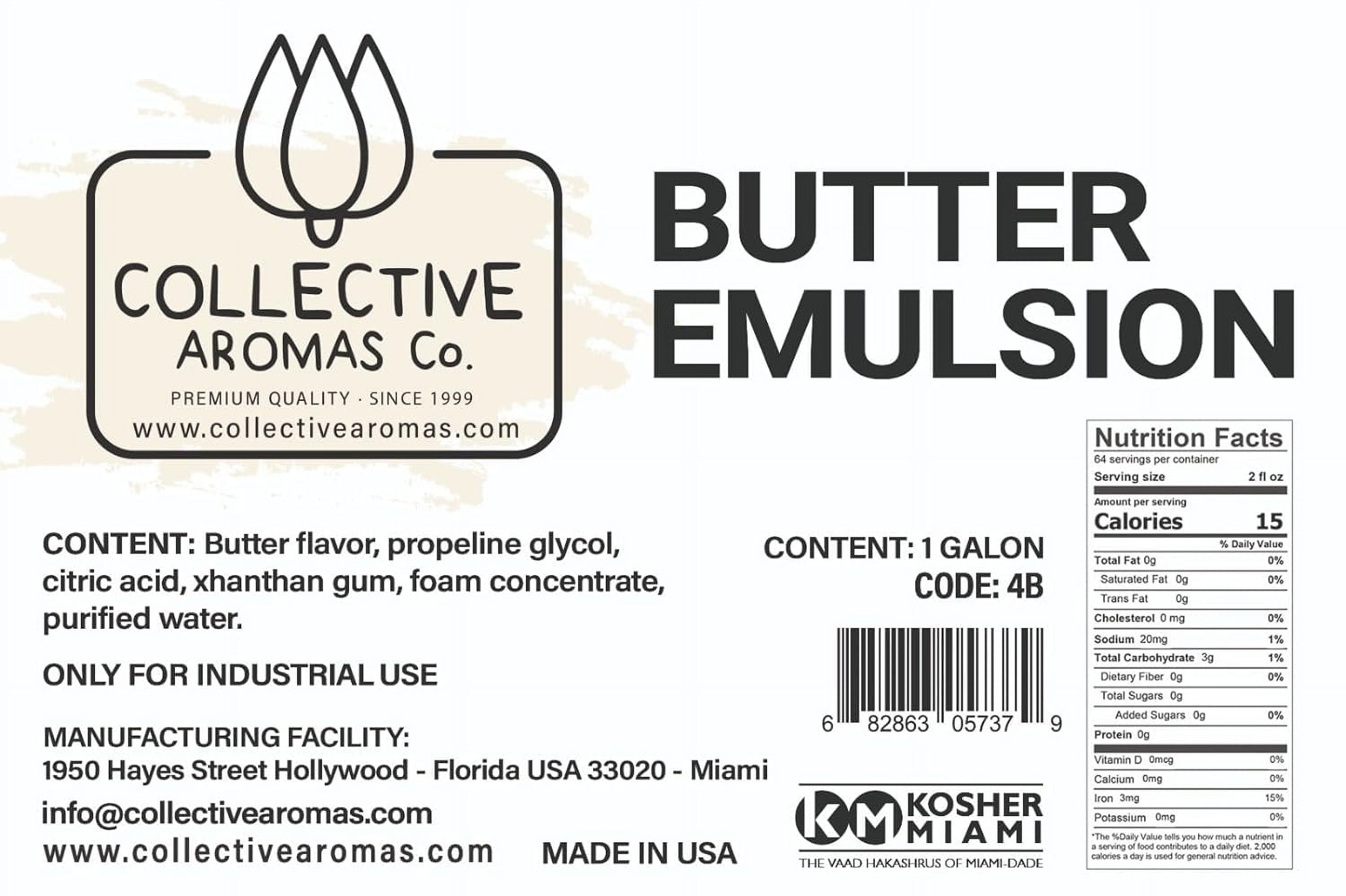 Butter Extract for Baking Natural Butter Flavoring Emulsion for