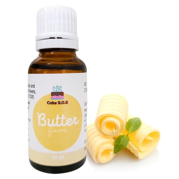 Cake S.O.S Butter Liquid Flavoring, 0.68 fl oz (20 ml)