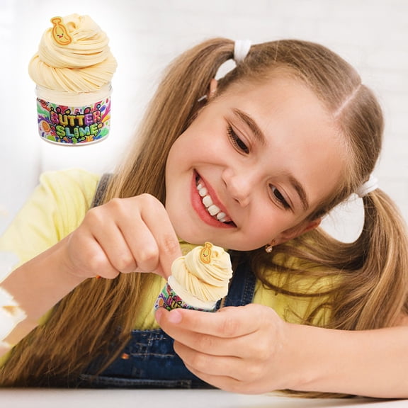 Butter Foam Clay – Cotton Puff Glue – Creative Ramen Putty for Stress Relief & DIY Craft