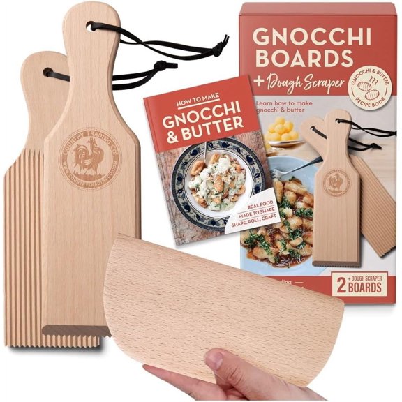 Butter & Gnocchi Making Kit | Beige Boards | Recipe Book | |Homemade Cooking | Country Trading Co.