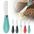thumbnail image 1 of Butter Knife TASTAN Stainless Steel Butter Spreader with Ceramic Handle - Elegant Jam & Cheese Knife, Ergonomic Design for Neat Spreading, Daily Use Breakfast Utensil, Spreader, White, 1 of 10
