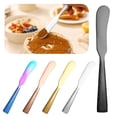 thumbnail image 1 of Butter Knives,304 Stainless Steel Hammered Butter Knife Cheese Knife Butter Knife for Hard Butter Baking Tools Dessert Jam Cake Cream Decorating Knife(C), 1 of 9