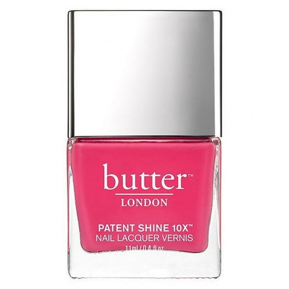 Butter London Patent Shine 10X Nail Lacquer, Flusher Blusher, 0.4 Fl Oz