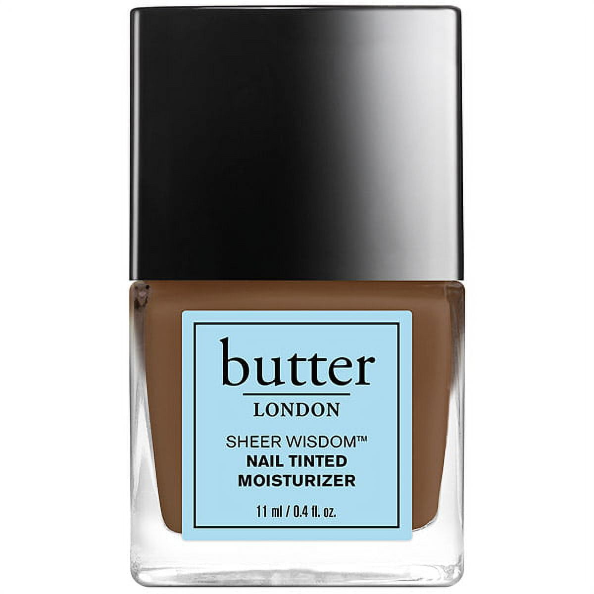 Butter London Sheer Wisdom Nail Tinted Moisturizer, Deep, 0.4 Fl Oz