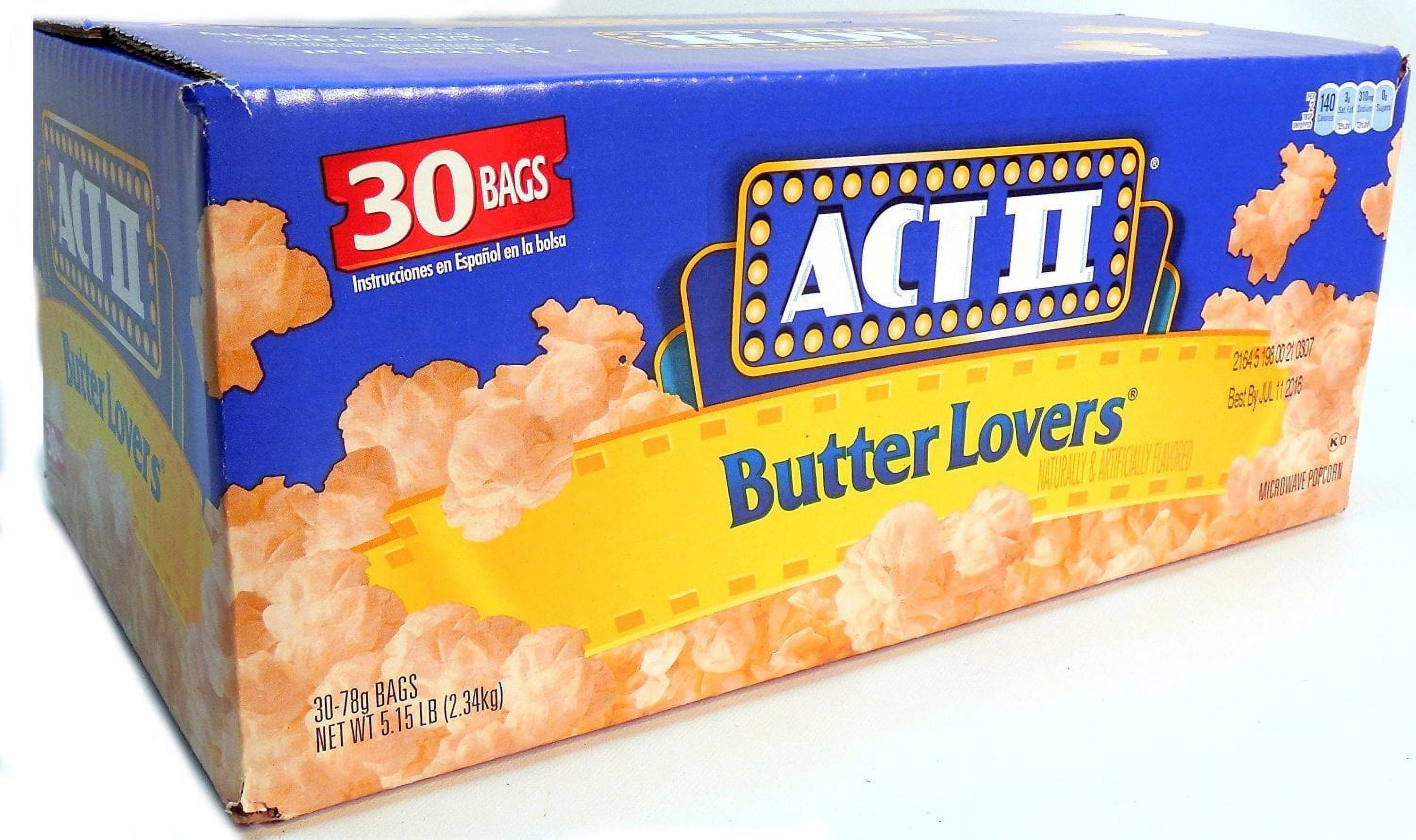Butter Lovers Microwave Popcorn (3 Ounce, 30 bags)