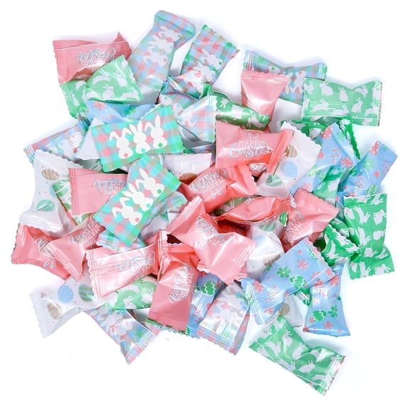 Gift Boutique Butter Mints Candy, Individually Wrapped Mint Candies, Pastel Colors, Approx. 100 Count, 13 oz