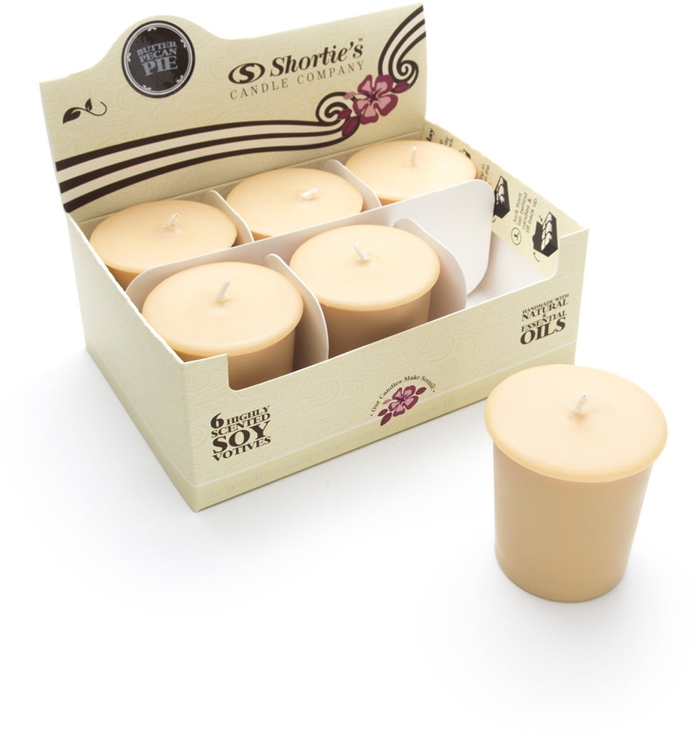 Butter Pecan Pie Soy Votive Candles Scented with Natural Fragrance