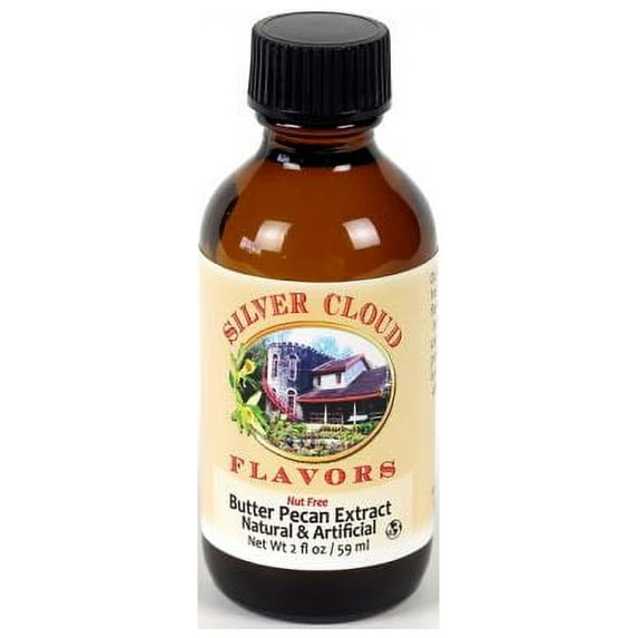 Butter Pecan Type Extract, Natural & Artificial - Nut Free - 2 fl. oz. glass bottle