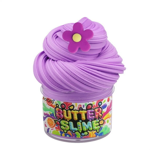 Butter Puree Slime Toy With Cotton Puree Puff Glue Ramen Puree Blend, Soft Stretchable Texture For Texturing & Sensory Play, Designed For Kids (Ages 6+) And Craft Enthusiasts,