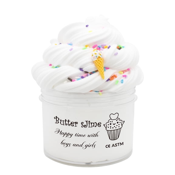 Butter Slime Squishy Fidget Toys for Adults, Resin Tactile Gadget, Indoor Desktop Sensory Accessory Multi Color 1 Pack