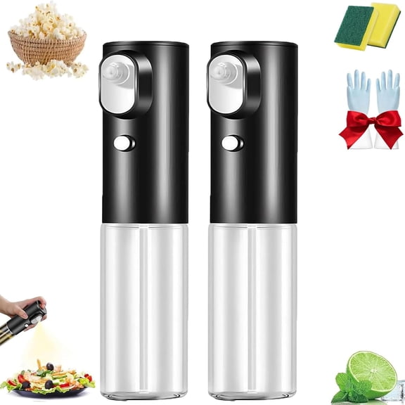 Butter Sprayer Melter, Electric Butter Sprayer & Oil Dispenser, Multi-purpose USB Controllable Continuous Spraying Device, 2 Fuel Injection Modes, For Cooking, BBQ, Salad, Baking (2PCS)