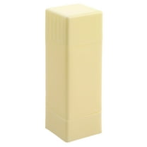 Butter Spreader Plastic Dishwasher Safe Corn Cob Butterer Holder with Built-in Cover Corn Cob Butter Holder Spreads Butter Dispenser On Pancakes,Bagels and Toast Dispenser(Yellow,1.42x1.42x4.33")