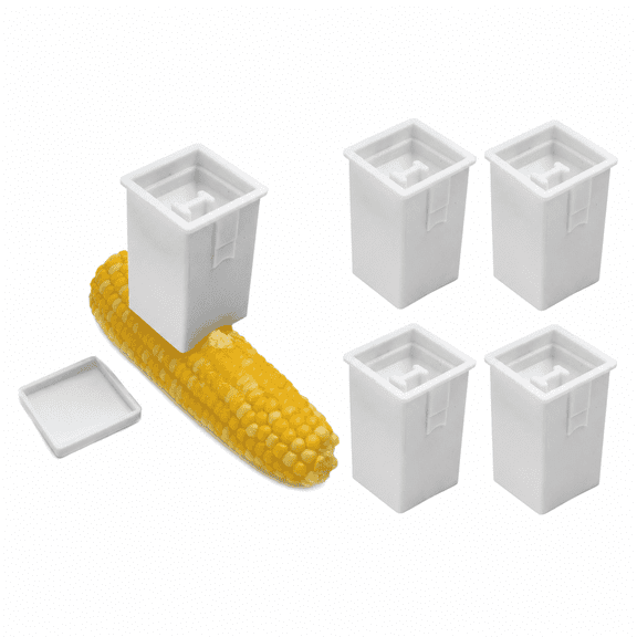 5 Pcs Corn Butter Spreader, Food Grade Plastic Butter Roller Cap Mess-Free Corn Cob Butter Applicator for Kitchen BBQ Picnic
