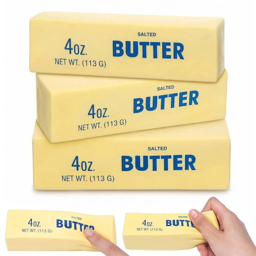 Butter Squishy, 2026 New 5.51x1.57inch Slow Rising Sensory Relaxation Tool, Premium Stress Relief Ball for Anxiety Relief, Party Favors & Office Daily Use