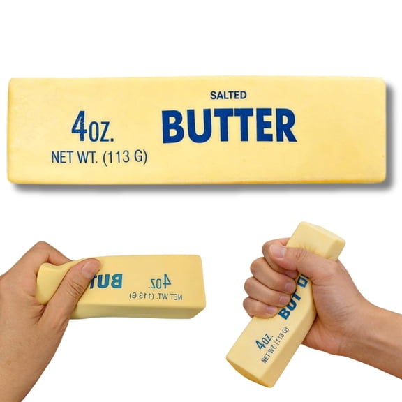 Butter Squishy, 2026 New Slow Rebound Cute Taba Squishy, Realistic Butter Stick Soft Squeeze Stress Balls for Stress Relief Anxiety Sensory Gifts for Adults