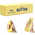 thumbnail image 1 of Butter Squishy, Squeeze Toys, Squishy Butter, Realistic Butter Stick Soft Squeeze Toys (Butter-1PCS), 1 of 12