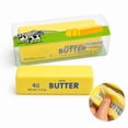 thumbnail image 1 of Butter Stick Squishy Toy, Fake Food Fidget Toy with Peelable Wax Paper, Slow Rising PU Stress Relief Squeeze Toy, Funny Novelty Gag Gift for Party Holiday Exchange, 1 of 6