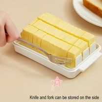 Butter Storage | Cutter and Container | Multifunctional kitchen tool to Conveniently Store, Measure, and Cut Butter, Cream Cheese | Portion Control and Meal Prep Friendly