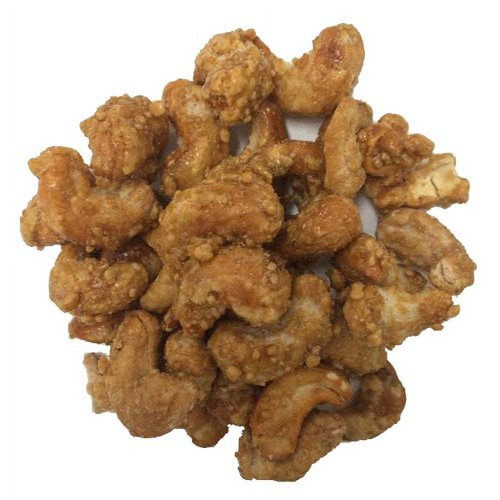 Butter Toffee Cashews, Roasted Salted Whole Nuts Coated In Rich Butter Toffee For Snack Mixes