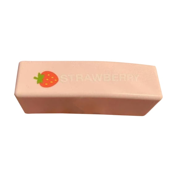 Butter Toys, Super Soft Butter-Shaped Slow Rising Squeeze Stress Balls, Sticky Butter Sticks Squeeze Toys, Realistic Food Fidget Toys for Decompression Anxiety Relaxation (Strawberry Milk Stick)
