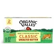 thumbnail image 1 of Organic Valley Unsalted Organic Butter, 8 oz Box, 2 Sticks, 1 of 15