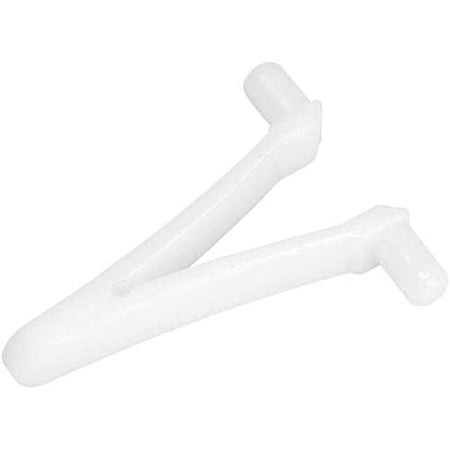 Butter V Clip for Pool Spa Brush Pool Supply Vacuum Head Pool Accessory Clips Leaf Rake Leaf Skimmer 6 Pcs