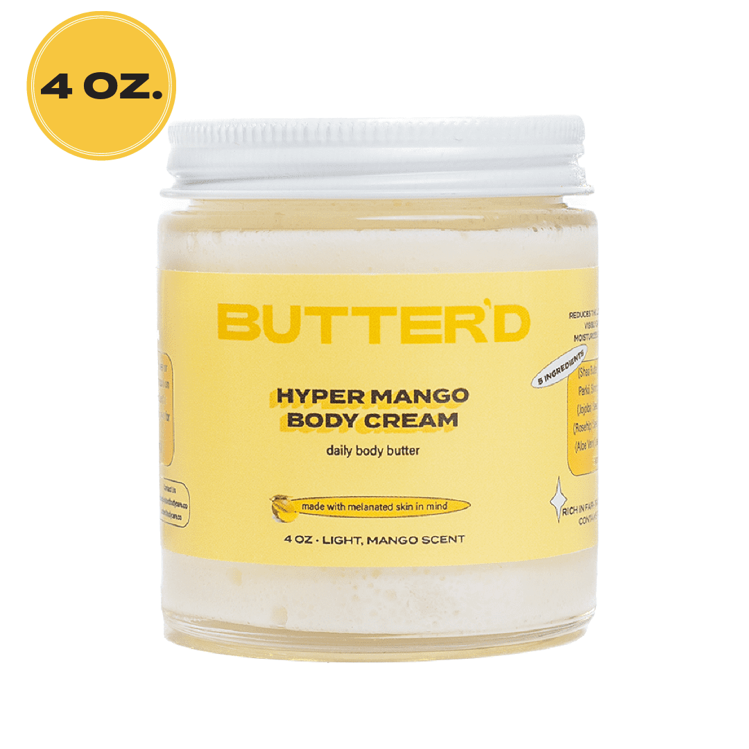 Butter'd Bodycare Hyper Mango Body Cream Mango Scent, Premium Body