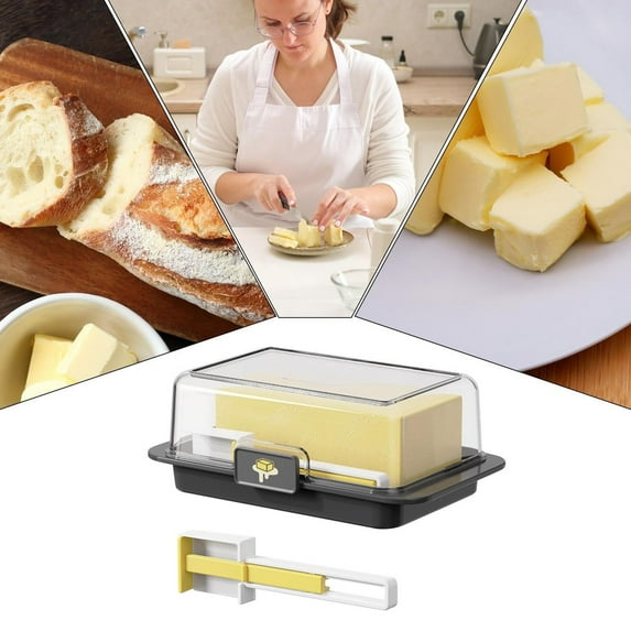 Butter dish with Lid for Countertop and Fridge,keep butter fresh , butter dish with lid,butter dish with lid and knife,butter holder.