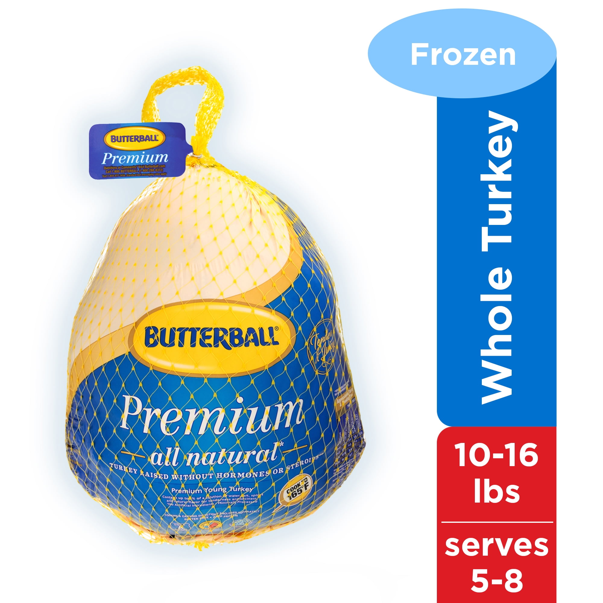 Butterball AllNatural Frozen Young Turkey, 1016lbs