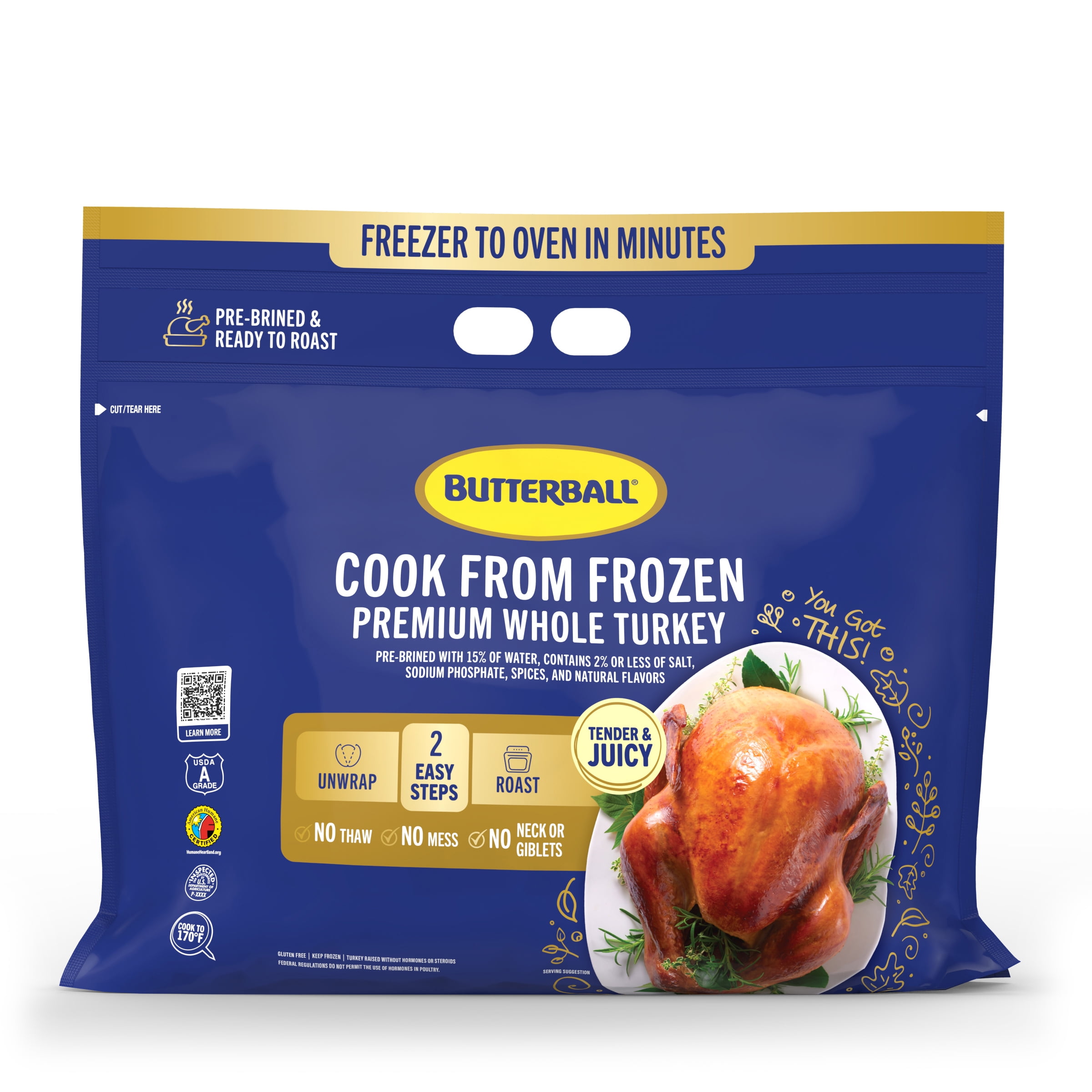 Butterball Cook from Frozen Premium Whole Turkey — product image