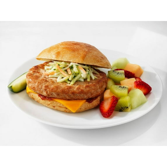 Butterball Savory White Turkey Burger, 5.3 Ounce - 30 per case.