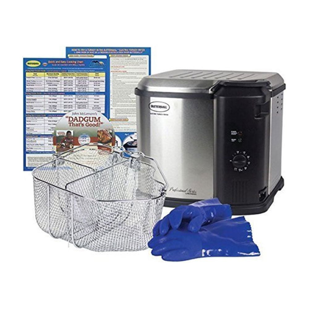 Butterball by Masterbuilt 1650 Watt Dishwasher Safe Stainless Electric