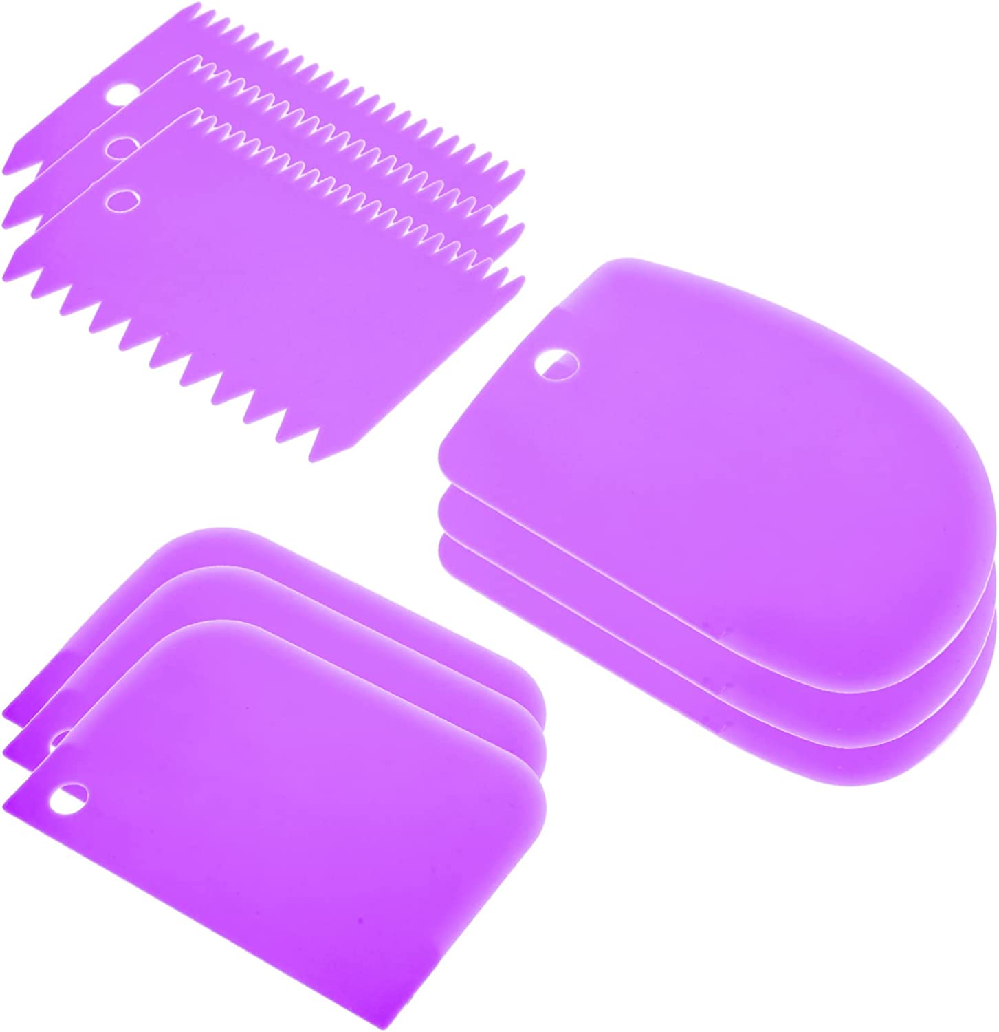 Buttercream Frosting Cake Icing Scraper Smoother Tool Dough Scraper ...