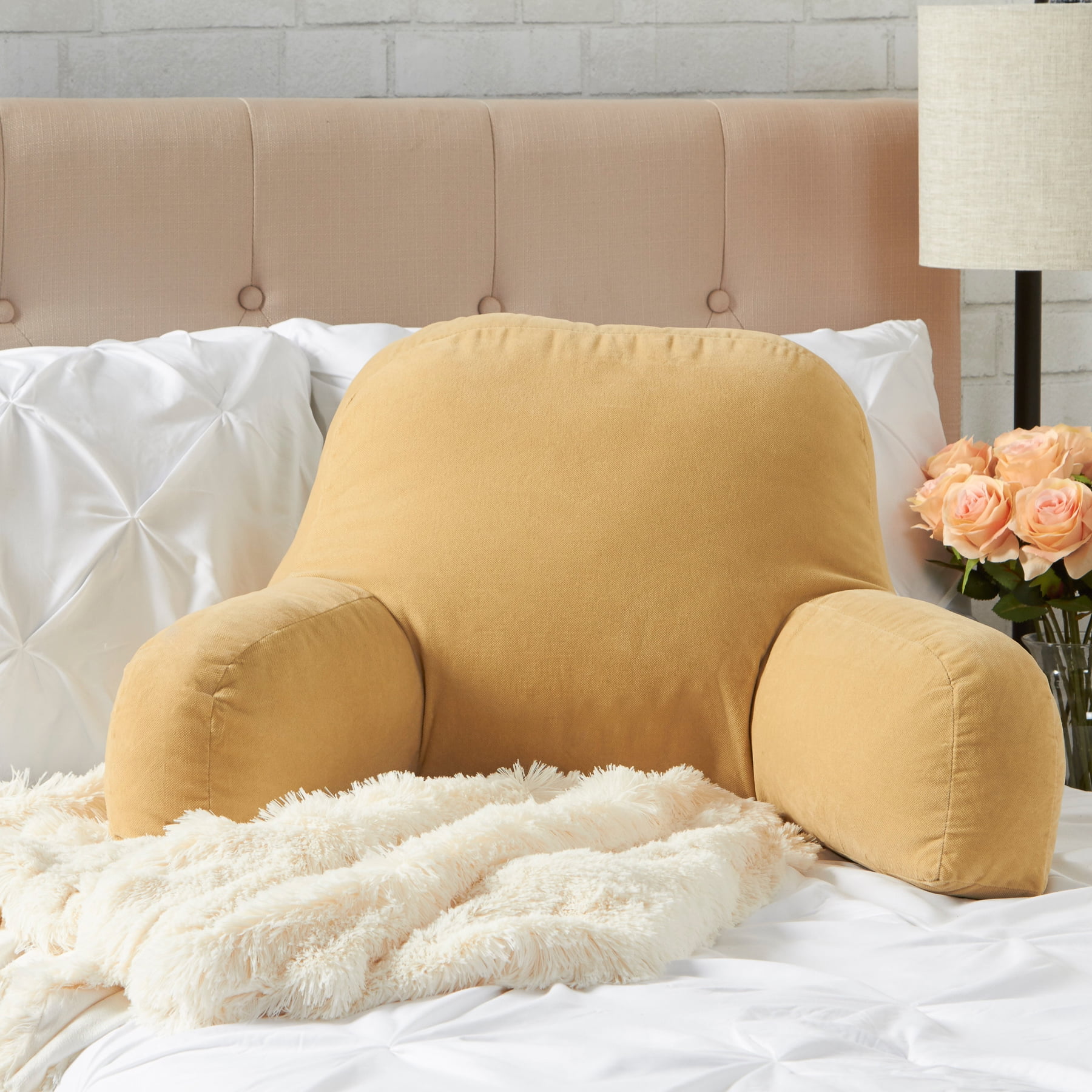 Greendale Home Fashions Bed Rest Pillow - Hyatt, Denim
