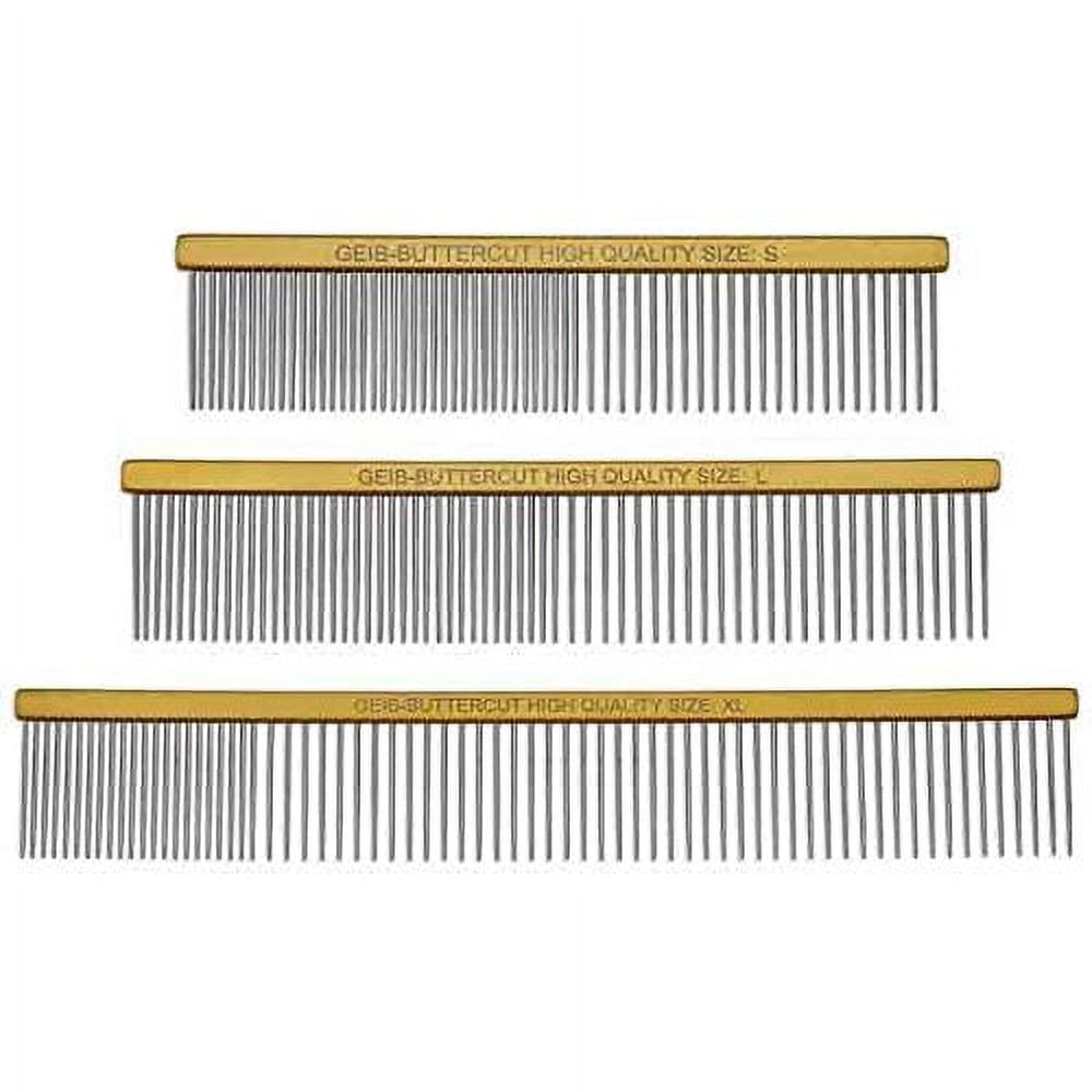 Buttercut Dog Grooming Comb Professional Pet Groomers Combs 3 Sizes