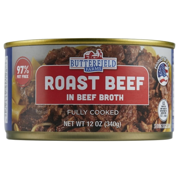 Butterfield Farms Roast Beef in Beef Broth, 12 oz Can