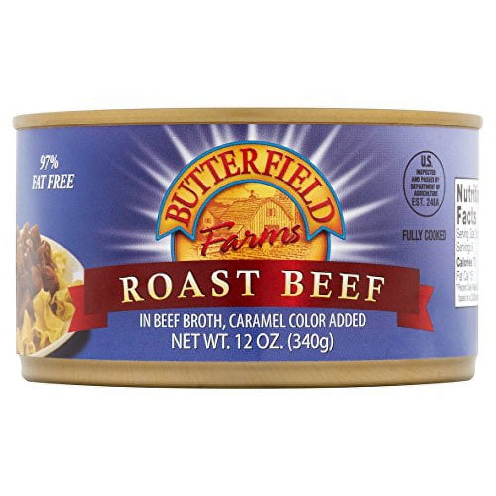 Butterfield Farms Roast Beef in Beef Broth, 12 oz (Pack of 2)