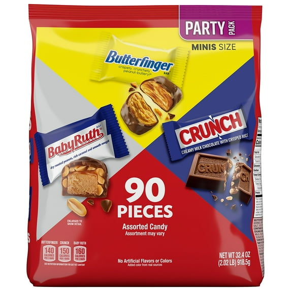 Butterfinger & Co. Bulk Chocolate-y Candy Bag, Variety Mix 35.9 Ounce (90 Ct)