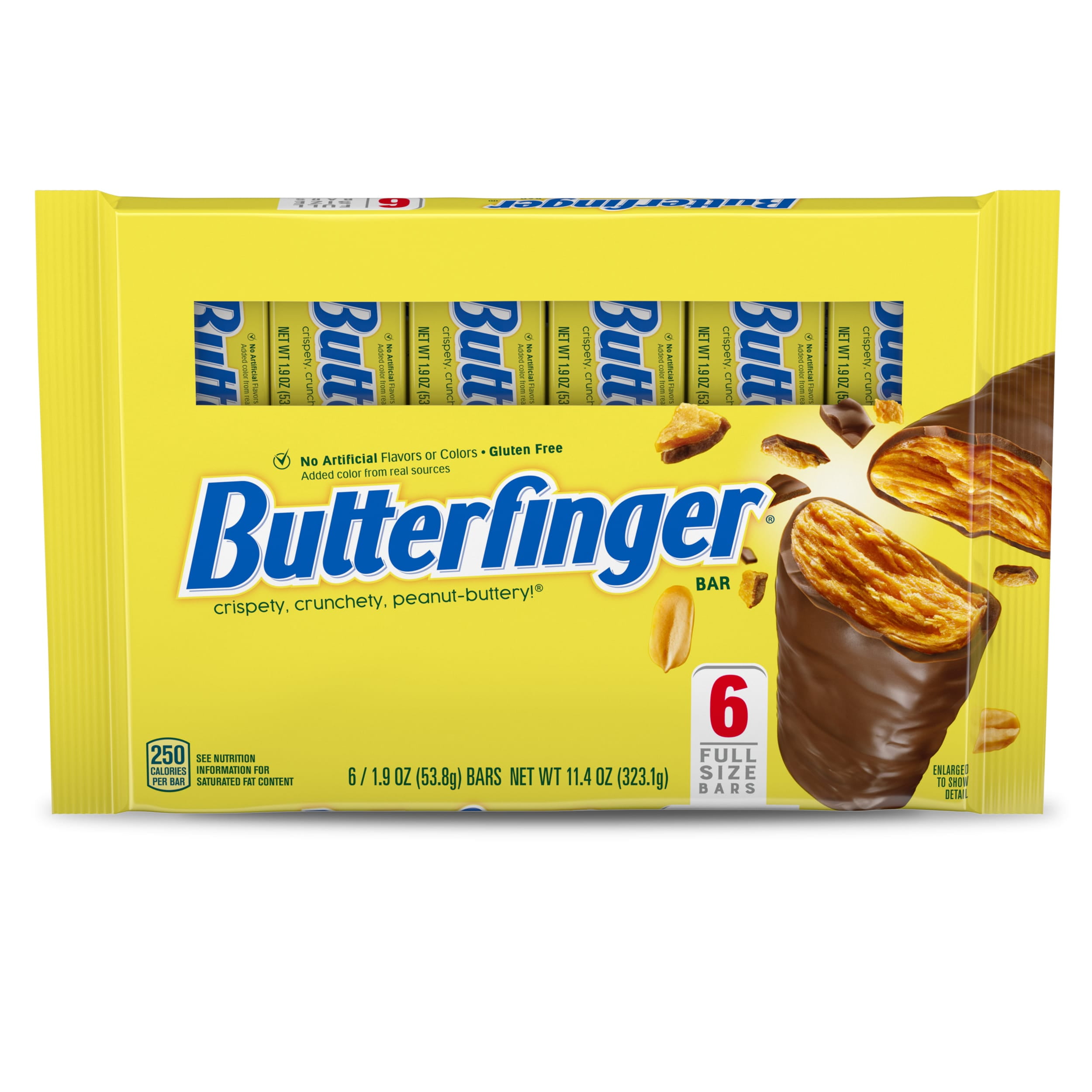 Butterfinger, Full Size Candy Bars, Trick or Treat Candy, 11.4 Oz
