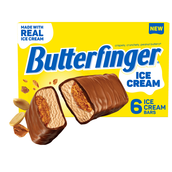 Butterfinger Ice Cream Bars