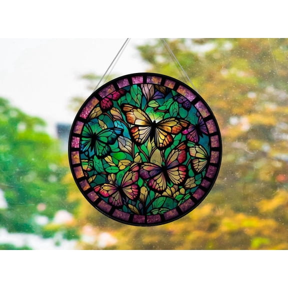 Butterflies Acrylic Suncatcher Monarch Window Decor Spring Garden Hanging Nature Art