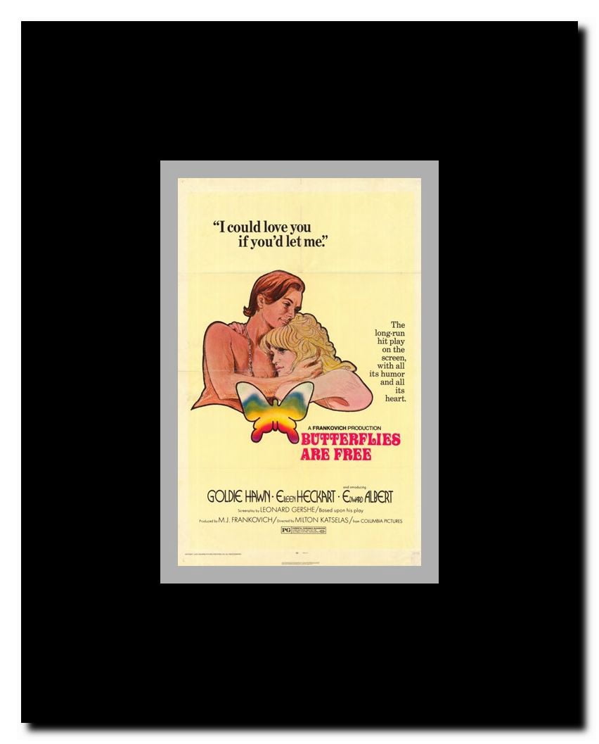 Butterflies Are Free Framed Movie Poster